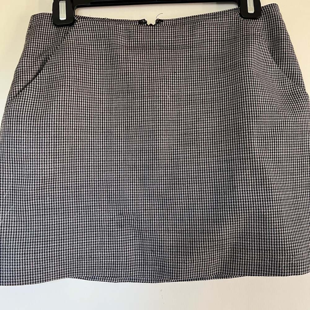 Mini Houndstooth Reformation skirt